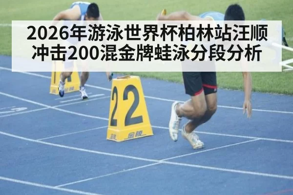 2026年游泳世界杯柏林站汪顺冲击200混金牌蛙泳分段分析